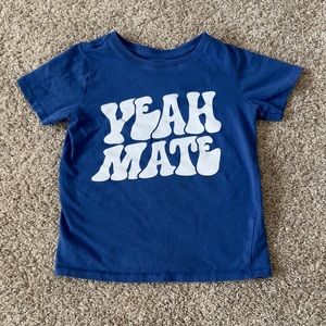 Cotton On Kids toddler boys blue short sleeve t-shirt graphic tee size 5
